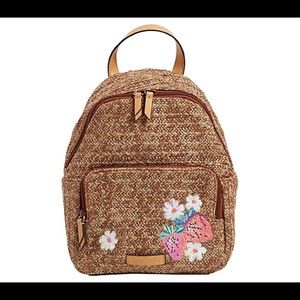 Vera Bradley Straw Backpack